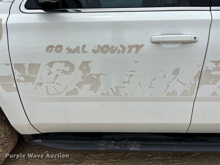 image for item YA3683 2018 Chevrolet Tahoe Police SUV