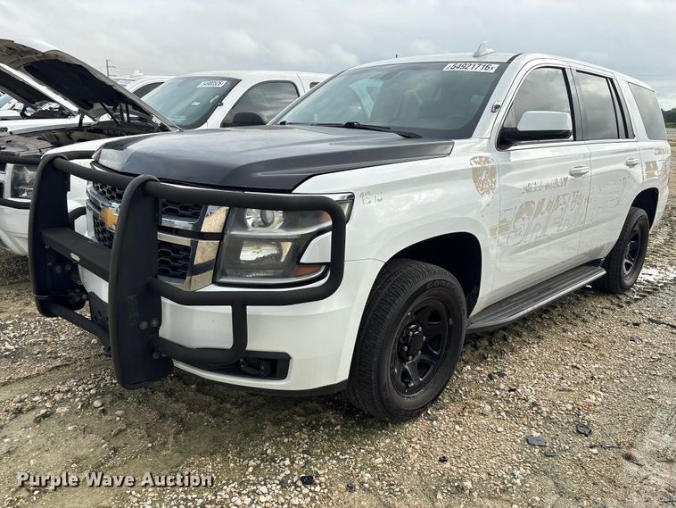 image for item YA3684 2018 Chevrolet Tahoe Police SUV