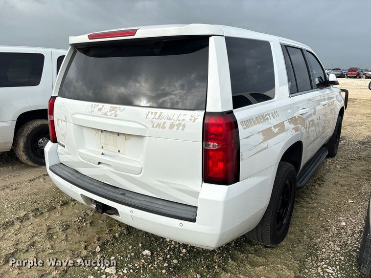 image for item YA3684 2018 Chevrolet Tahoe Police SUV