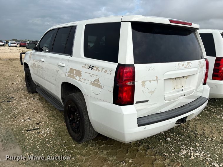 image for item YA3684 2018 Chevrolet Tahoe Police SUV