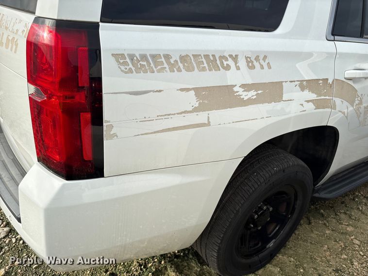 image for item YA3684 2018 Chevrolet Tahoe Police SUV