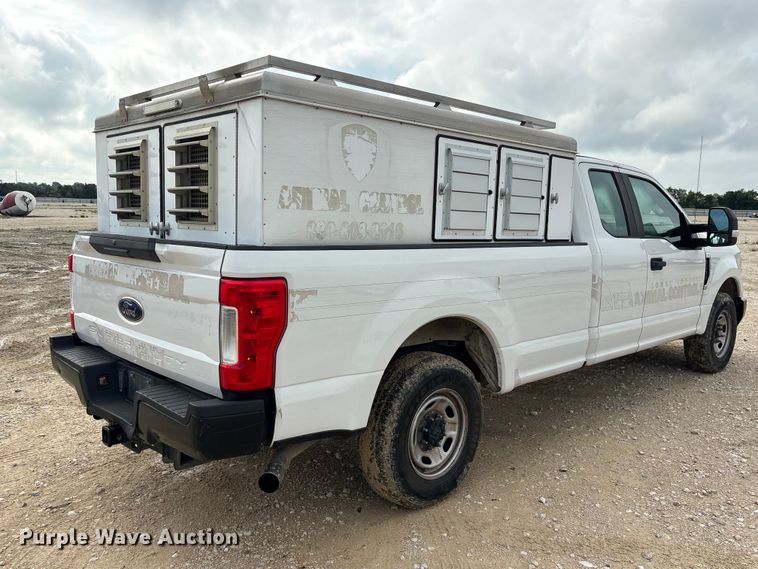 image for item YA3687 2018 Ford F250 Super Duty Ext. Cab pickup truck