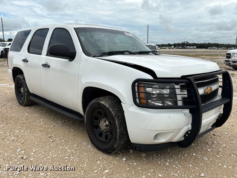 image for item YA3690 2012 Chevrolet Tahoe Police SUV