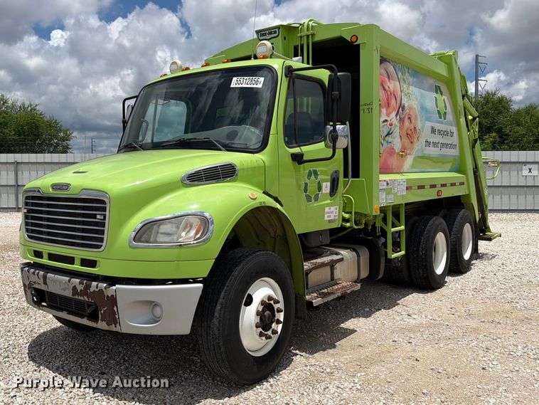 image for item YA3696 2012 Freightliner Business Class M2 refuse trailer