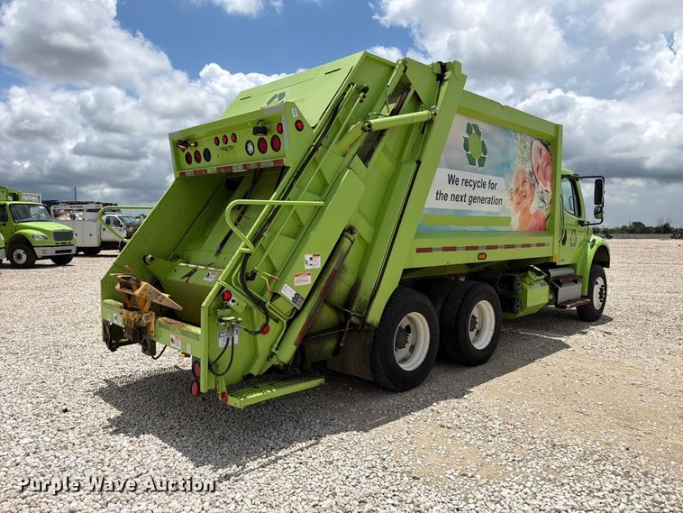 image for item YA3696 2012 Freightliner Business Class M2 refuse trailer