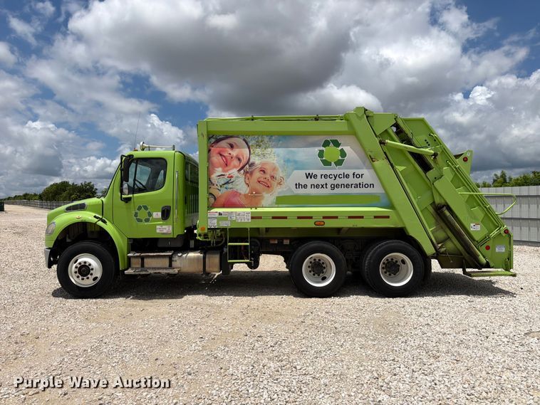 image for item YA3696 2012 Freightliner Business Class M2 refuse trailer