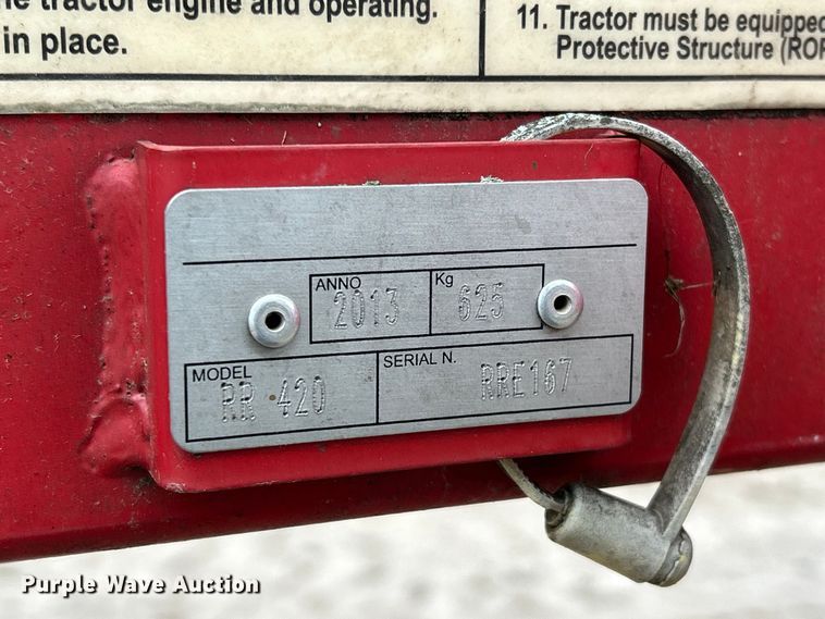 image for item DQ7910 2013 H&S RR420 hay rake