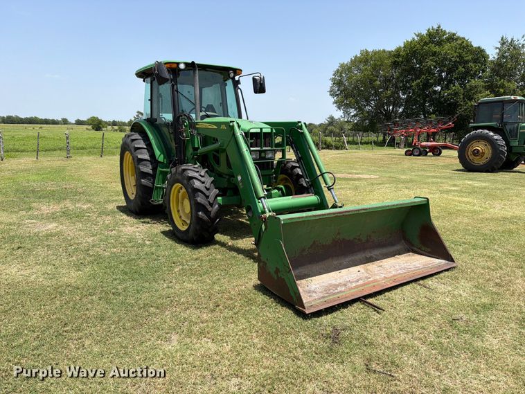 image for item ED5352 2010 John Deere 6100D MFWD tractor