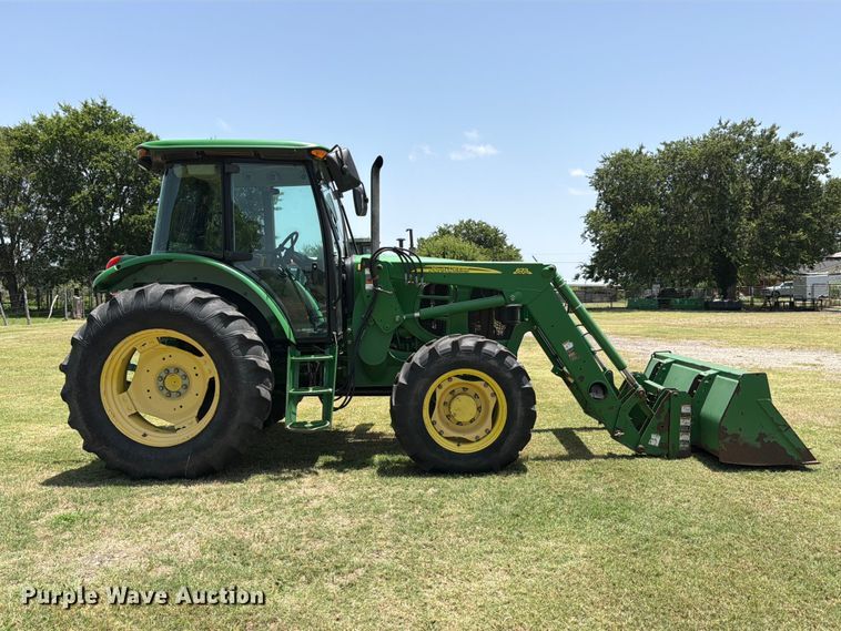 image for item ED5352 2010 John Deere 6100D MFWD tractor
