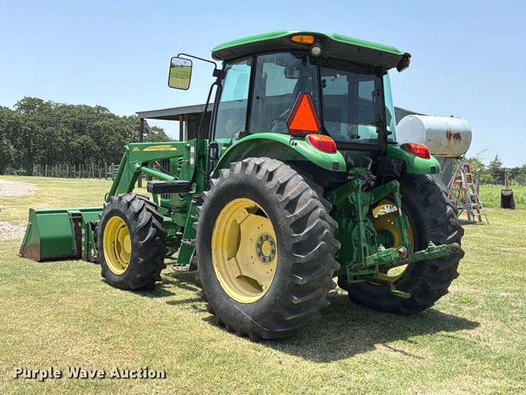 image for item ED5352 2010 John Deere 6100D MFWD tractor