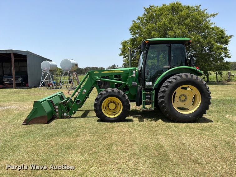 image for item ED5352 2010 John Deere 6100D MFWD tractor