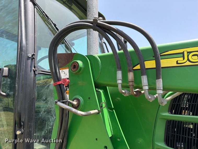 image for item ED5352 2010 John Deere 6100D MFWD tractor