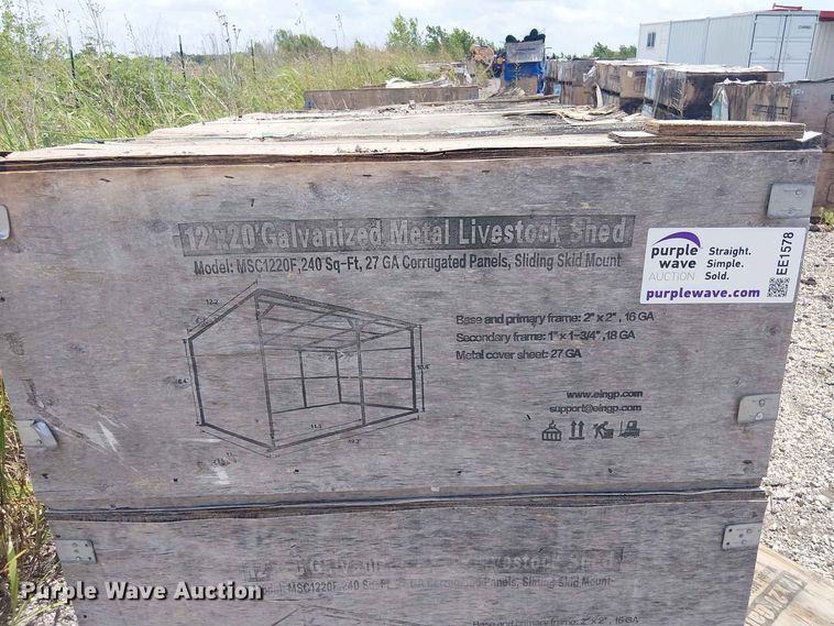 image for item EE1578 (2) Valley Pioneer MSC1220F livestock sheds