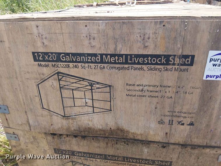 image for item EE1579 (2) Valley Pioneer MSC1220F livestock sheds