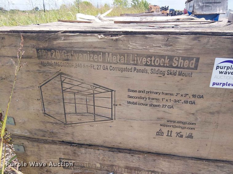 image for item EE1582 (2) Valley Pioneer MSC1220F livestock sheds