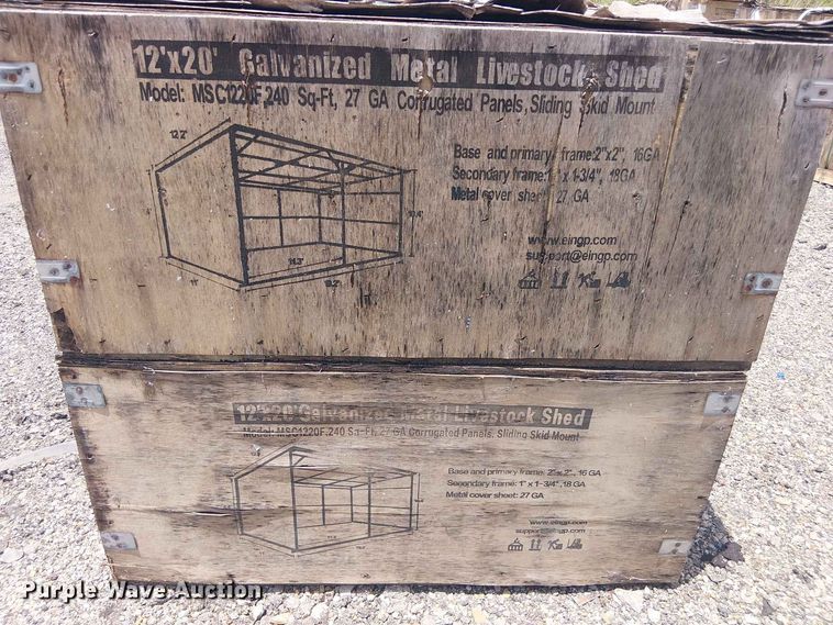 image for item EE1584 (2) Valley Pioneer MSC1220F livestock sheds