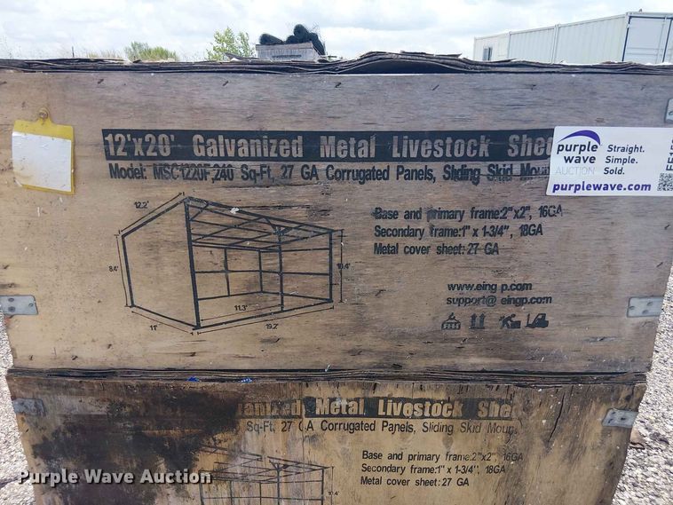 image for item EE1586 (2) Valley Pioneer MSC1220F livestock sheds