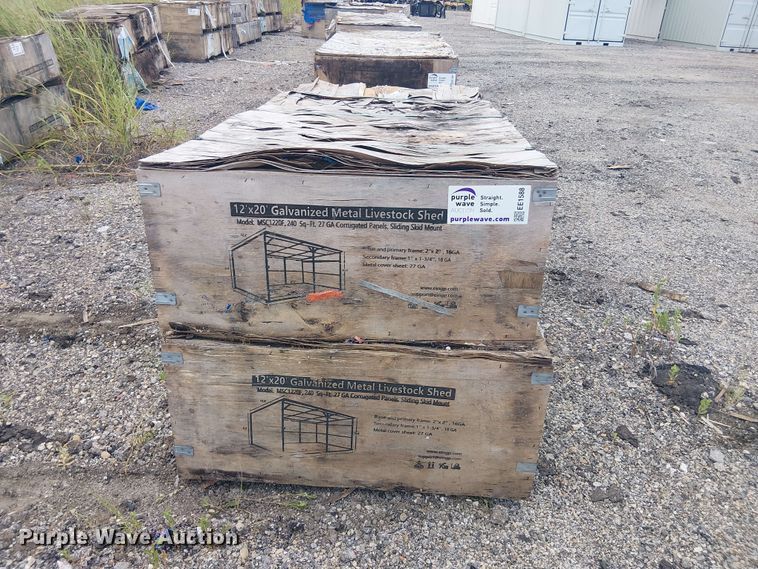 image for item EE1588 (2) Valley Pioneer MSC1220F livestock sheds