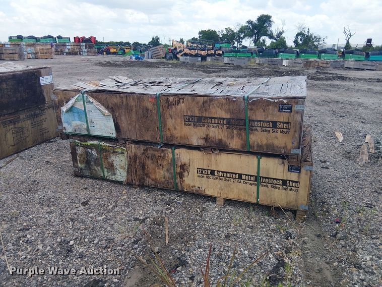 image for item EE1588 (2) Valley Pioneer MSC1220F livestock sheds