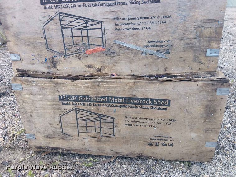 image for item EE1588 (2) Valley Pioneer MSC1220F livestock sheds