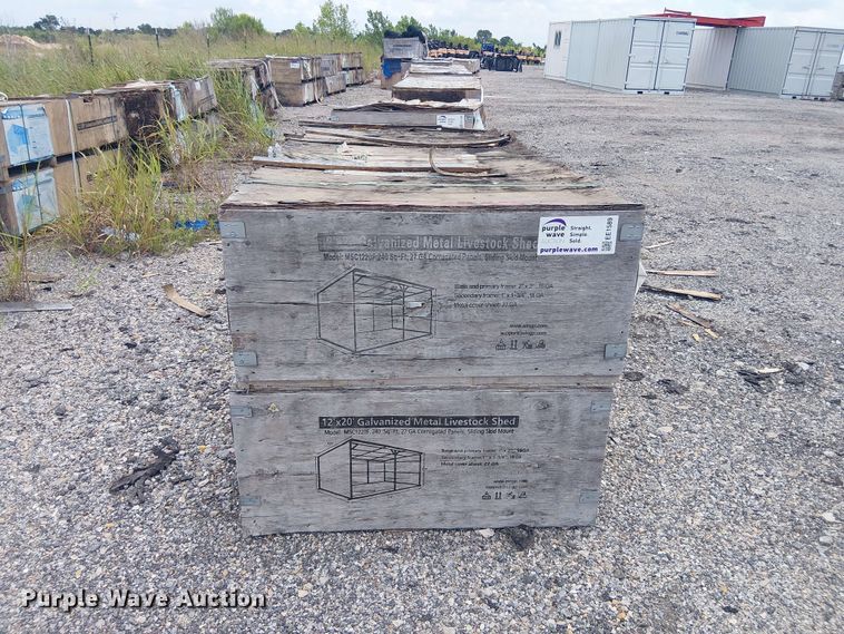 image for item EE1589 Valley  (2) Valley Pioneer MSC1220F livestock sheds