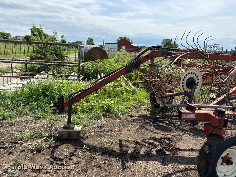 image for item EN0328 H&S bi fold rake hay rake