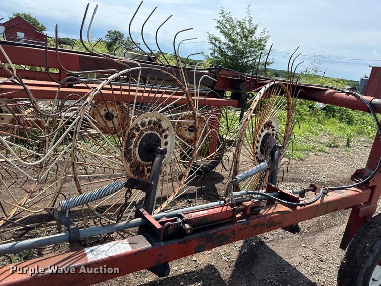 image for item EN0328 H&S bi fold rake hay rake