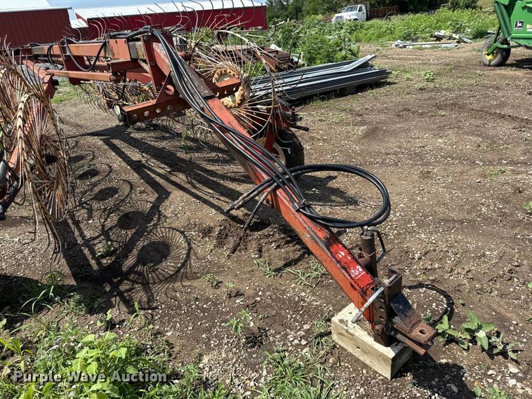 image for item EN0328 H&S bi fold rake hay rake