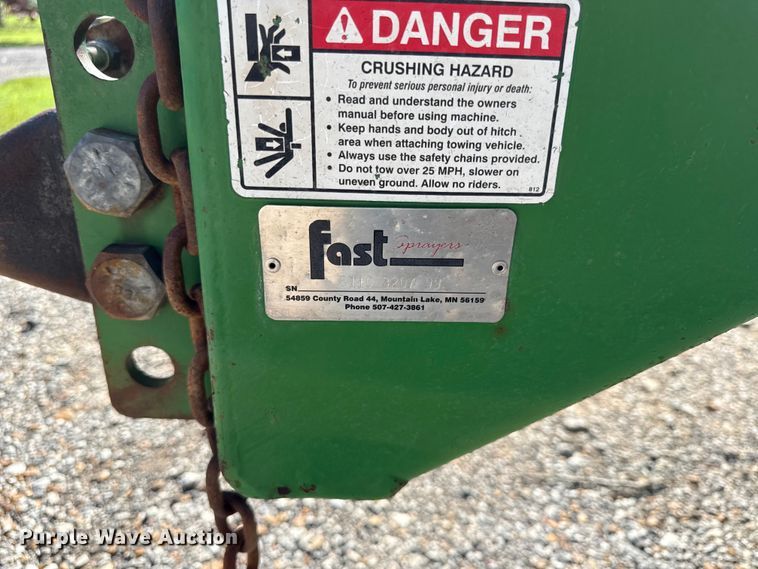 image for item EN0379 Fast 8100 liquid fertilizer applicator