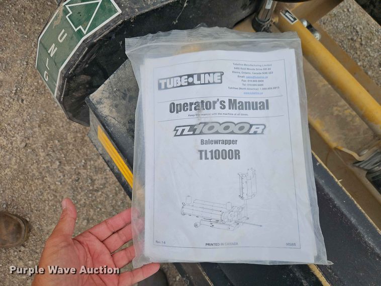 image for item EO8522 Tube-Line TL1000R Round Bale Wrapper