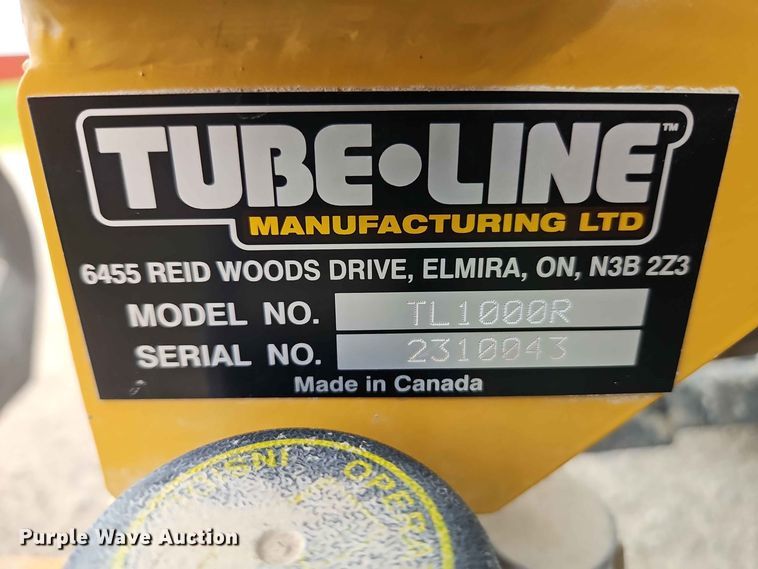 image for item EO8522 Tube-Line TL1000R Round Bale Wrapper