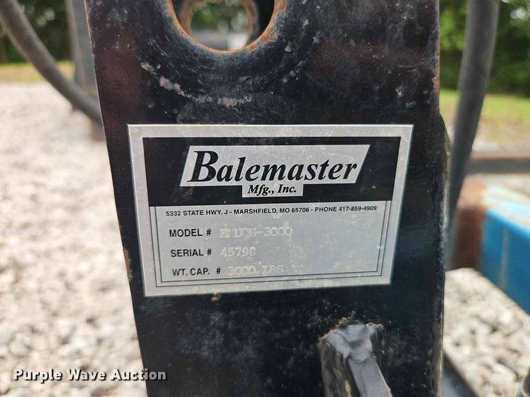 image for item EO8526 Balemaster BMUOH-3000 bale unroller