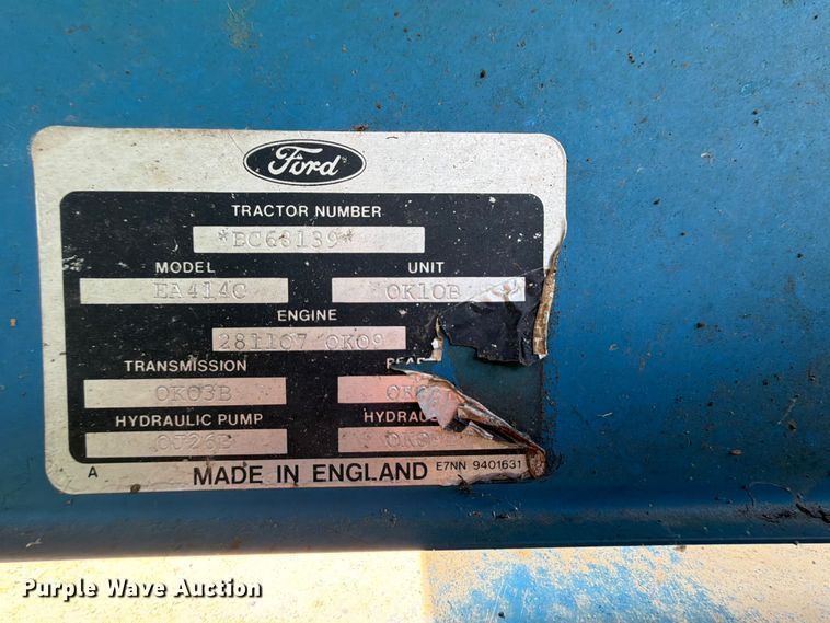 image for item EQ8028 Ford EA414C tractor