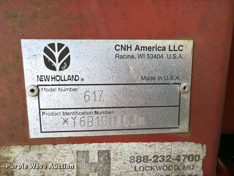 image for item EQ8031 New Holland 617 disc mower