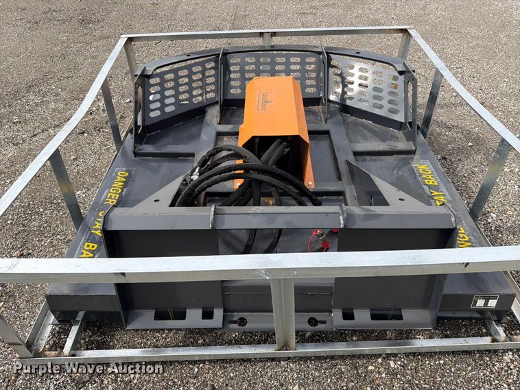 image for item EQ8058 2025 LandHonor OBC-12-66W skid steer brush mower