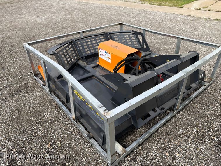 image for item EQ8058 2025 LandHonor OBC-12-66W skid steer brush mower