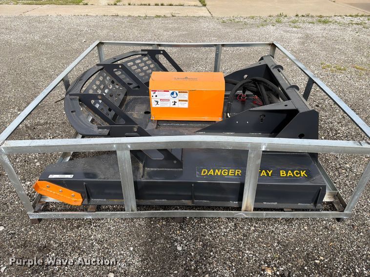 image for item EQ8058 2025 LandHonor OBC-12-66W skid steer brush mower