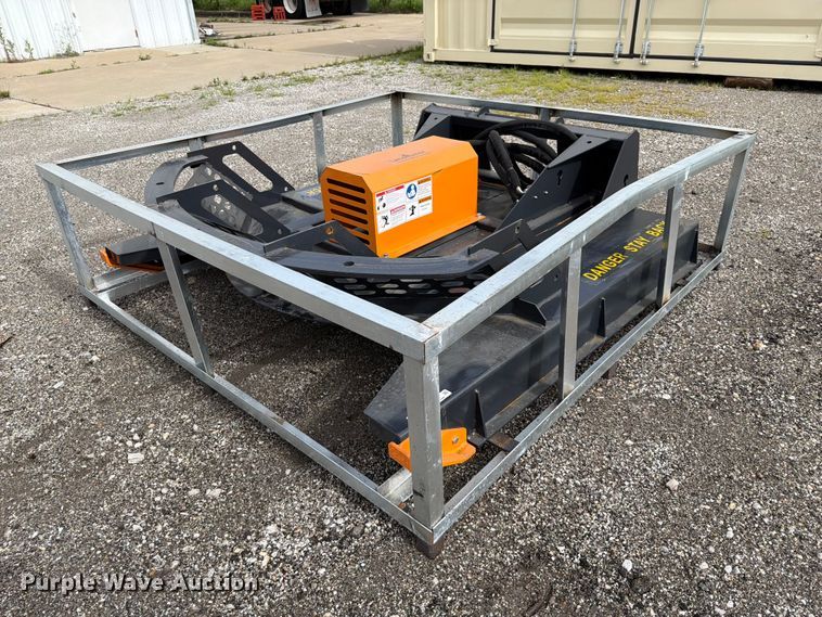 image for item EQ8058 2025 LandHonor OBC-12-66W skid steer brush mower