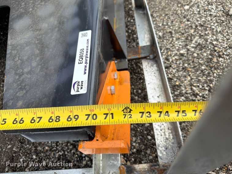 image for item EQ8058 2025 LandHonor OBC-12-66W skid steer brush mower