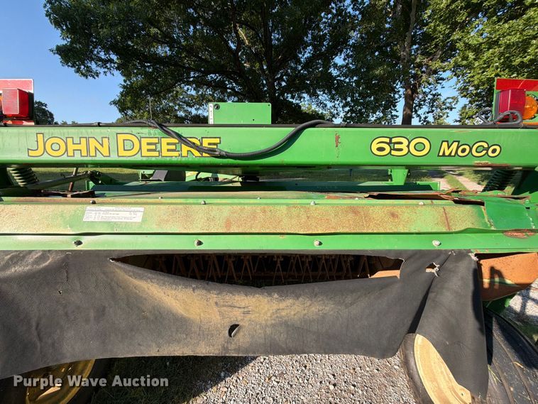 image for item EQ8067 2013 John Deere 630 flail mower
