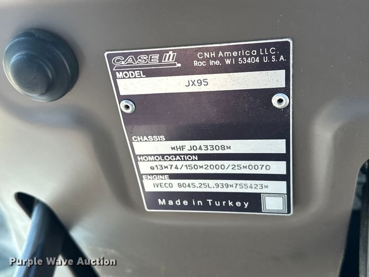 image for item ES6515 2007 Case JX95 MFWD tractor