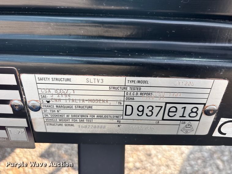 image for item EU5740 2002 Case JX100u tractor