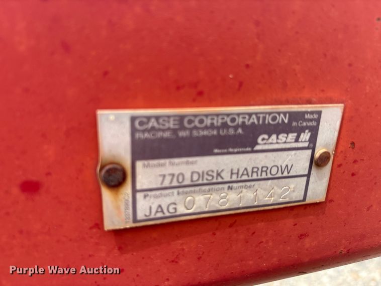image for item EU5751 Case 770 off-set disk