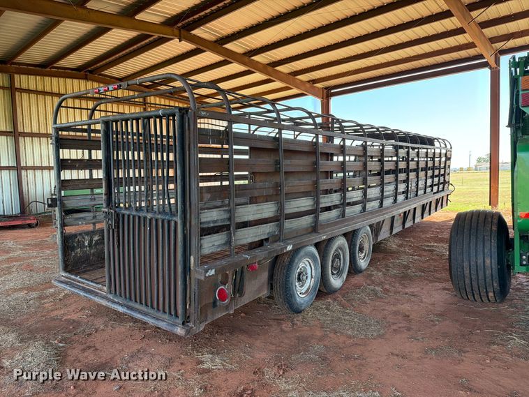 image for item EW0321 Shop built livestock trailer