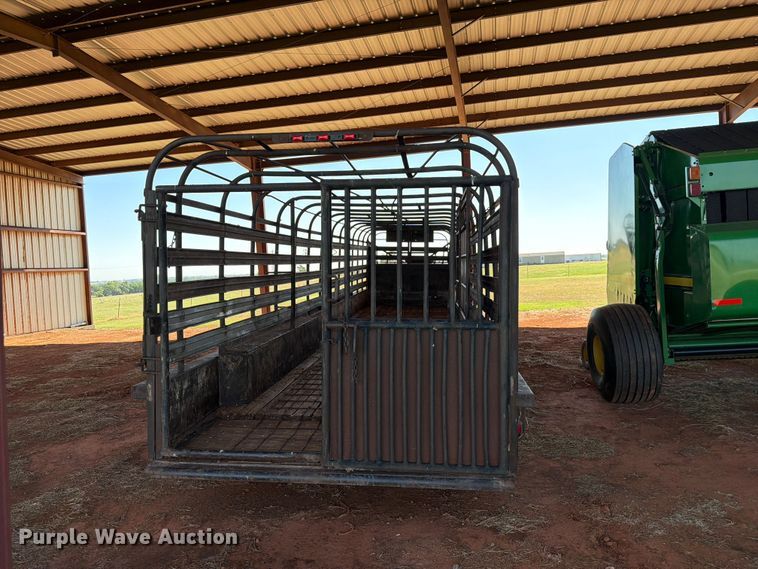 image for item EW0321 Shop built livestock trailer