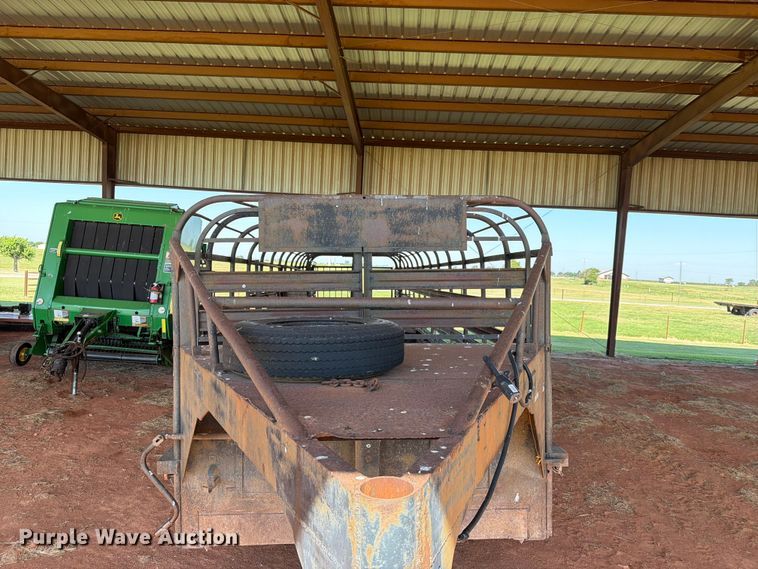 image for item EW0321 Shop built livestock trailer