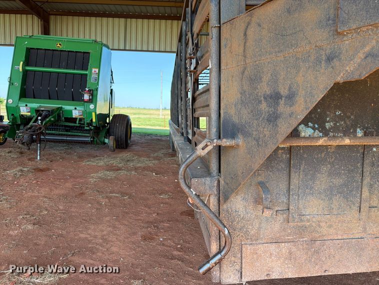 image for item EW0321 Shop built livestock trailer