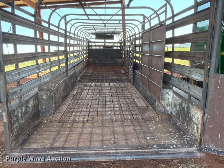 image for item EW0321 Shop built livestock trailer