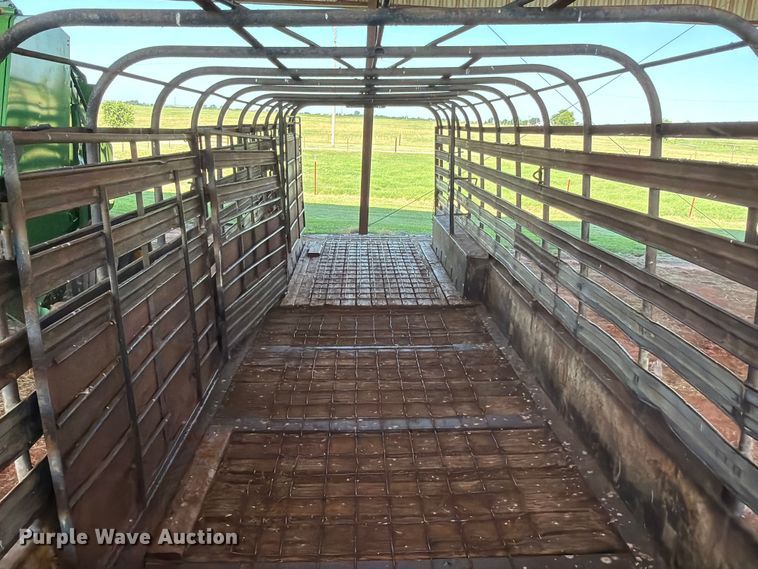 image for item EW0321 Shop built livestock trailer