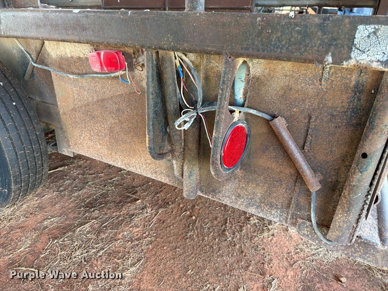 image for item EW0321 Shop built livestock trailer